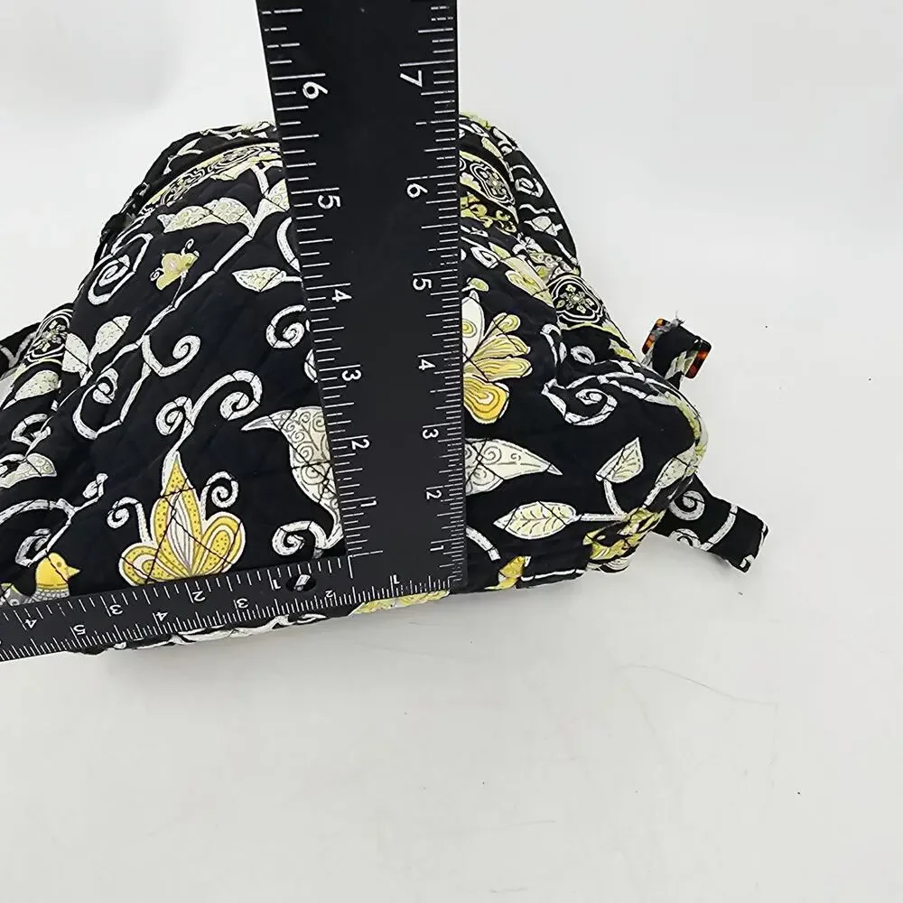 Y2K Vera Bradley Backpack Yellow Bird Floral Retired Quilted Cotton Bag Boho